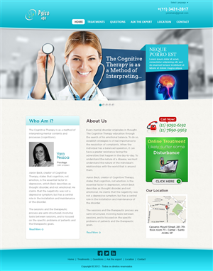 Web Design Project (Psico ABC) | Web Design par Mayank Patel