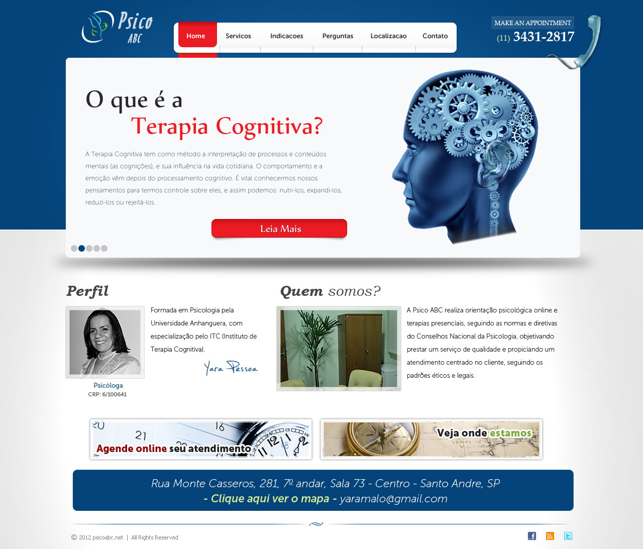 Web Design by Daniel Matusiak for Psico ABC | Design #1163288