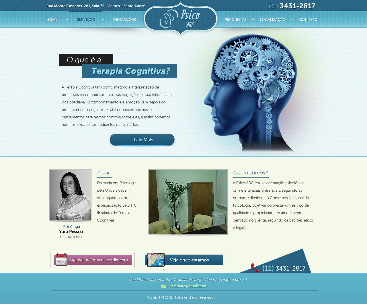 Web-Design von Daniel Matusiak für Psico ABC | Design #1167000