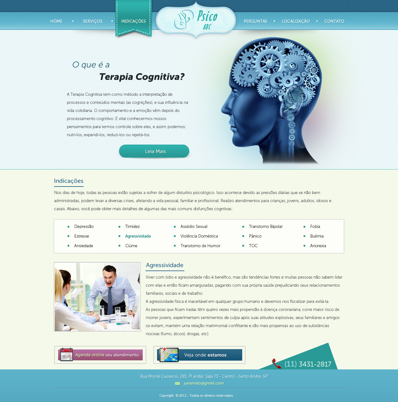 Web Design by Daniel Matusiak for Psico ABC | Design #1173005