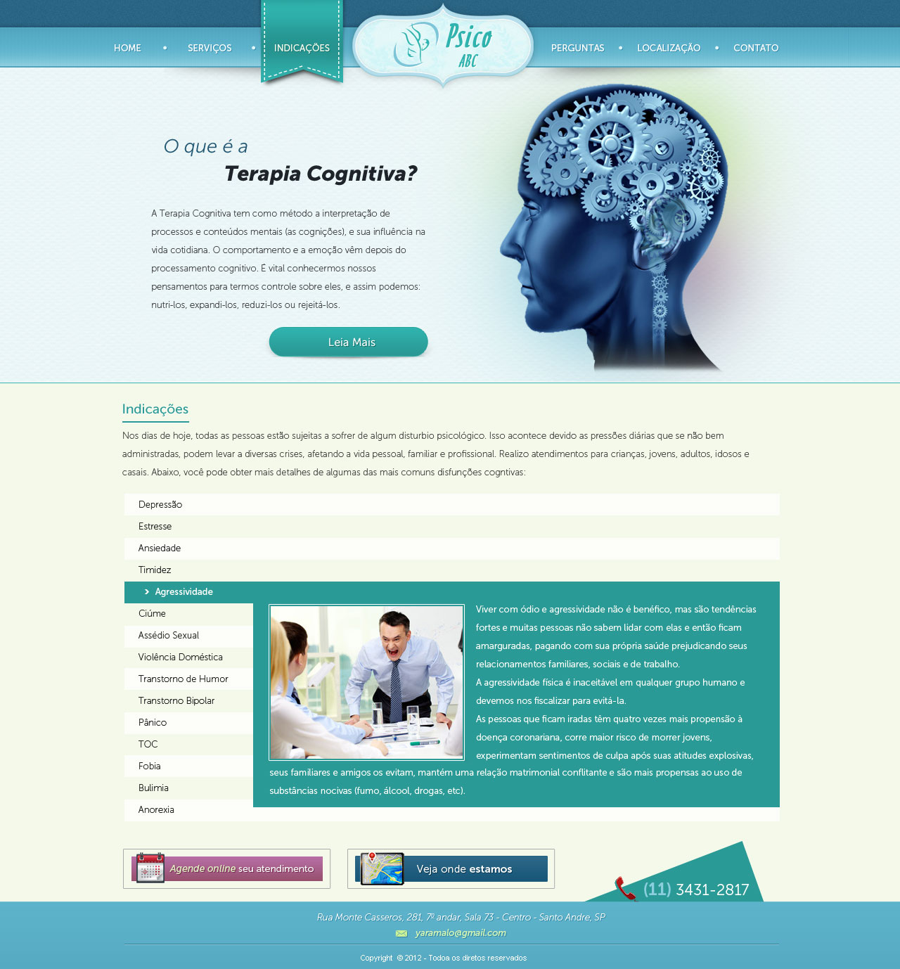 Web Design by Daniel Matusiak for Psico ABC | Design #1173008