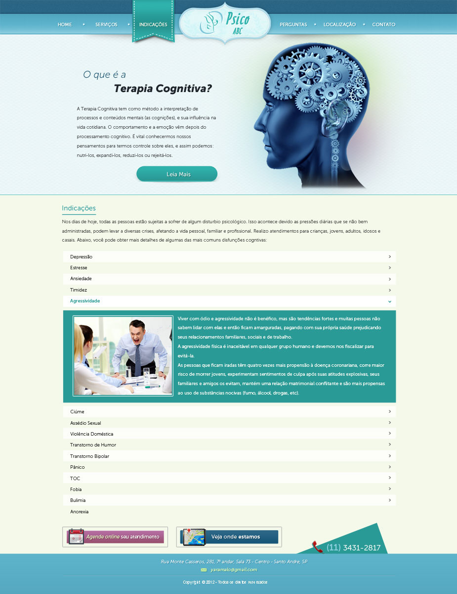 Web-Design von Daniel Matusiak für Psico ABC | Design #1173015