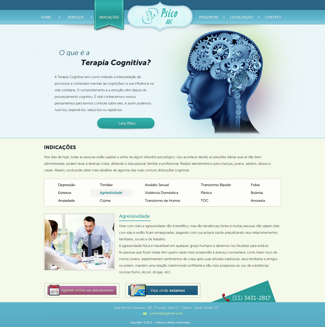 Web Design par Daniel Matusiak pour Psico ABC | Design #1175041