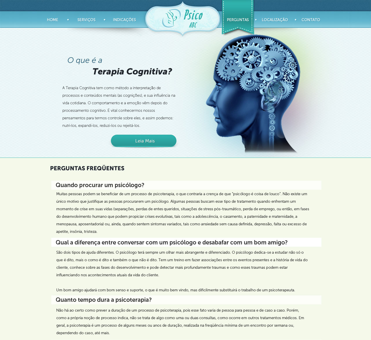 Web Design by Daniel Matusiak for Psico ABC | Design #1175264