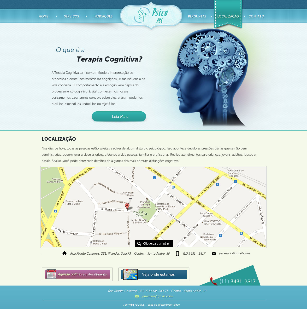 Web Design by Daniel Matusiak for Psico ABC | Design #1175359