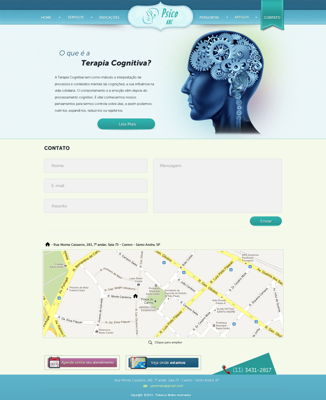 Web Design by Daniel Matusiak for Psico ABC | Design #1181653
