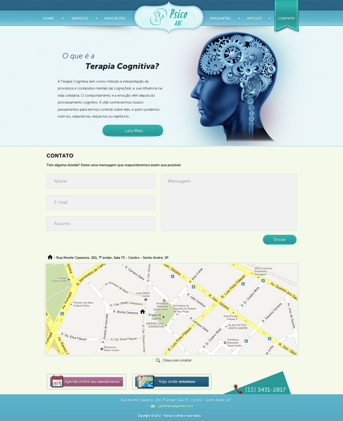 Web Design by Daniel Matusiak for Psico ABC | Design #1184871