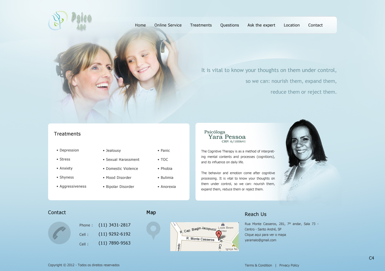Web Design par pb pour Psico ABC | Design #1136584
