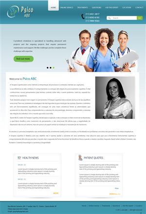 Web Design by pb for Psico ABC | Design: #1149211