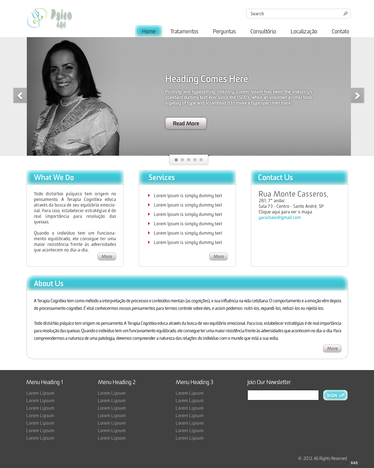 Web Design by pb for Psico ABC | Design #1152038