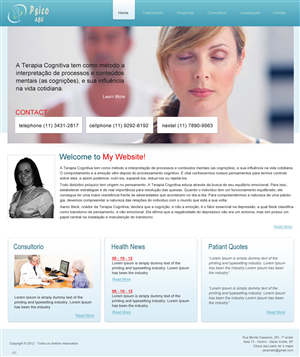 Web Design by pb for Psico ABC | Design: #1161587