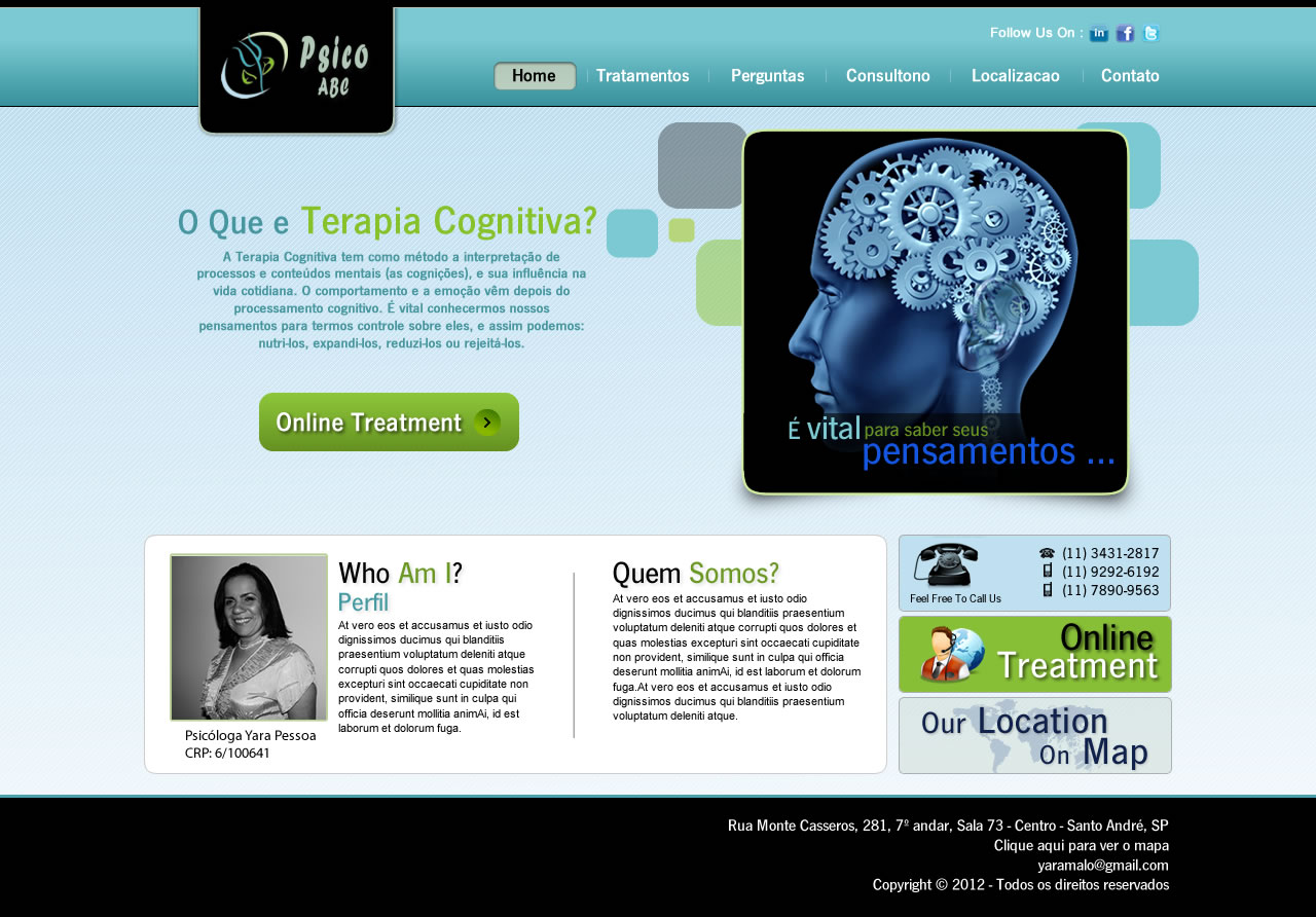 Web Design by TechWise for Psico ABC | Design #1164164