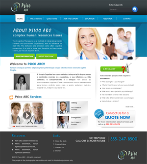 Web Design by Xclusive Designers for Psico ABC | Design #1153884