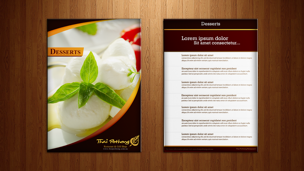 Menu Design by Digi Innovative for this project | Design: #1143785