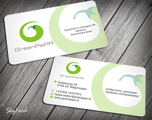 Visitenkarten-Design von SKYdesign für GreenPePR | Design: #1169021