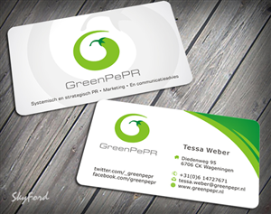Visitenkarten-Design von SKYdesign für GreenPePR | Design: #1169027