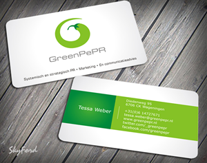 Business Card Design by SKYdesign for GreenPePR | Design: #1169031