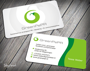 Business Card Design by SKYdesign for GreenPePR | Design: #1169032