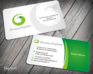 Business Card Design by SKYdesign for GreenPePR | Design: #1169033