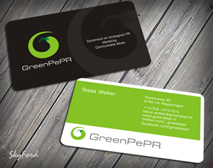 Business Card Design by SKYdesign for GreenPePR | Design: #1169034