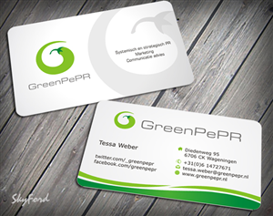 Business Card Design by SKYdesign for GreenPePR | Design: #1169043