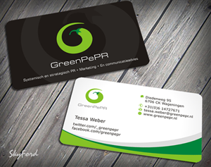 Business Card Design by SKYdesign for GreenPePR | Design: #1169046