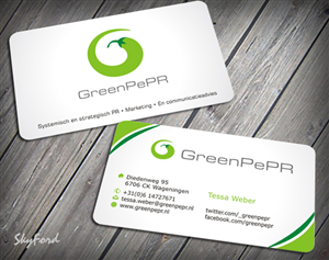 Business Card Design by SKYdesign for GreenPePR | Design: #1169051