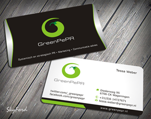 Business Card Design by SKYdesign for GreenPePR | Design: #1169062