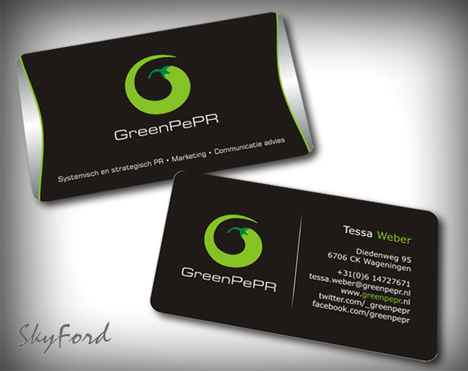 Visitenkarten-Design von SKYdesign für GreenPePR | Design #1169140
