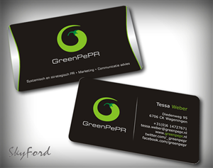 Business Card Design by SKYdesign for GreenPePR | Design: #1169140