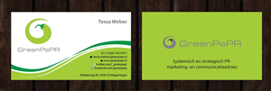 Visitenkarten-Design von Sbss für GreenPePR | Design: #1167853