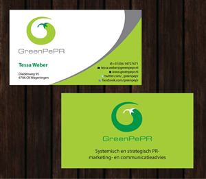 Visitenkarten-Design von Sbss für GreenPePR | Design: #1167855