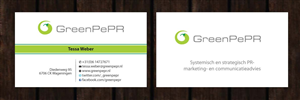 Visitenkarten-Design von Sbss für GreenPePR | Design: #1167862