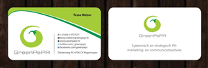 Visitenkarten-Design von Sbss für GreenPePR | Design: #1167864
