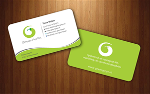 Visitenkarten-Design von Sbss für GreenPePR | Design: #1167873