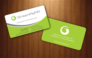 Visitenkarten-Design von Sbss für GreenPePR | Design: #1167874