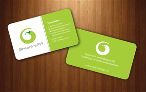 Visitenkarten-Design von Sbss für GreenPePR | Design: #1167875