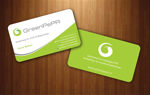Visitenkarten-Design von Sbss für GreenPePR | Design: #1167877