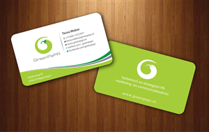 Visitenkarten-Design von Sbss für GreenPePR | Design: #1167878