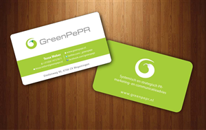 Visitenkarten-Design von Sbss für GreenPePR | Design: #1167879