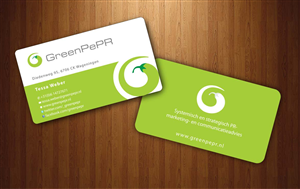 Visitenkarten-Design von Sbss für GreenPePR | Design: #1167881