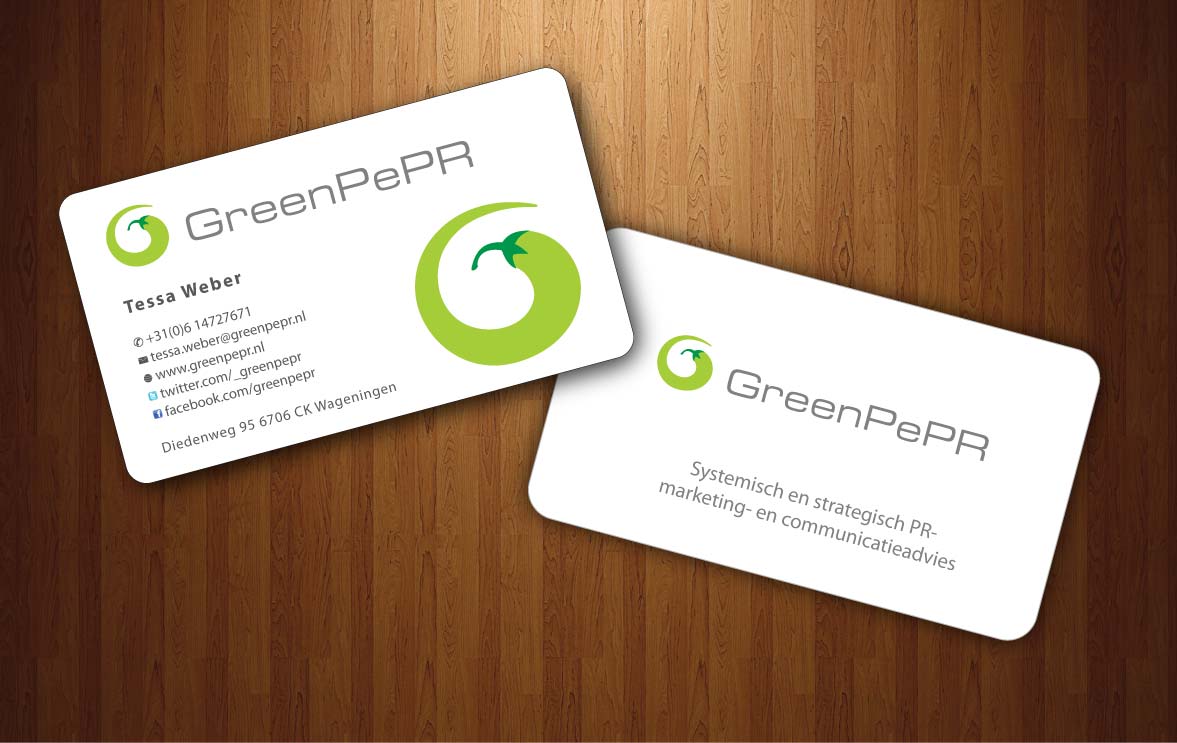 Visitenkarten-Design von Sbss für GreenPePR | Design #1167882