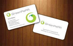 Visitenkarten-Design von Sbss für GreenPePR | Design: #1167882