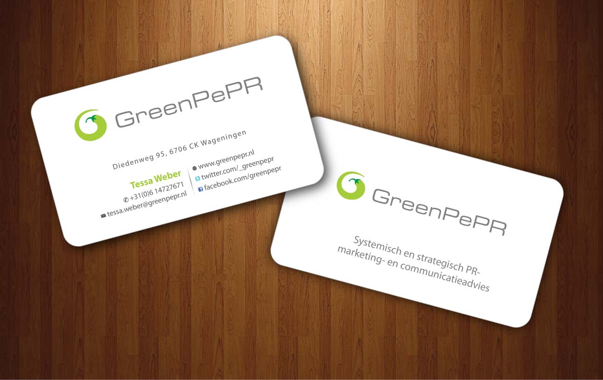 Visitenkarten-Design von Sbss für GreenPePR | Design #1167884