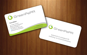 Visitenkarten-Design von Sbss für GreenPePR | Design: #1167885