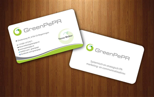 Visitenkarten-Design von Sbss für GreenPePR | Design: #1167886