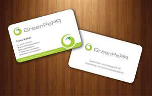 Visitenkarten-Design von Sbss für GreenPePR | Design: #1167887