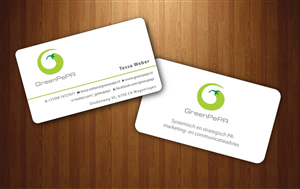 Visitenkarten-Design von Sbss für GreenPePR | Design: #1167893