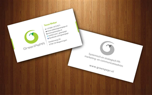 Visitenkarten-Design von Sbss für GreenPePR | Design: #1167894