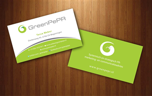 Visitenkarten-Design von Sbss für GreenPePR | Design: #1167901